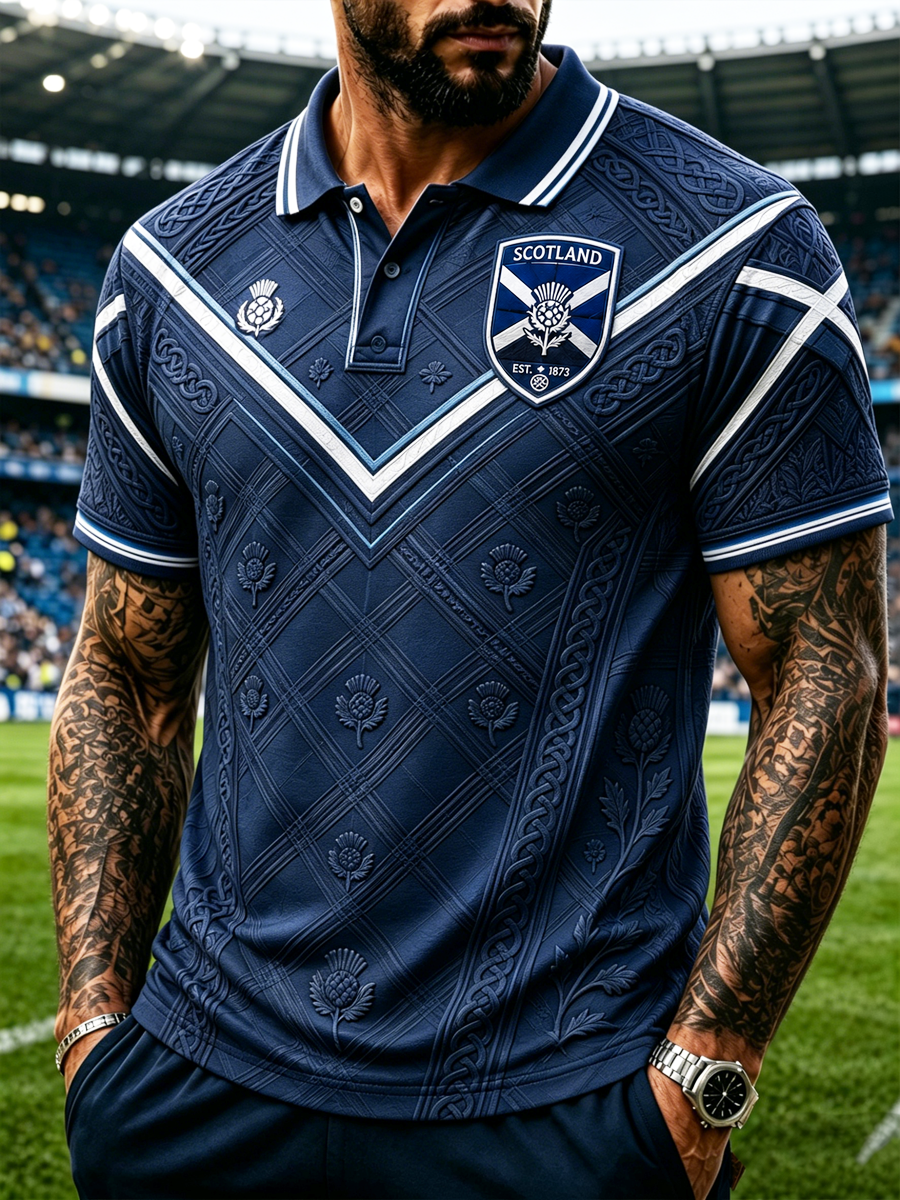 Men's Scotland Printed polo shirt