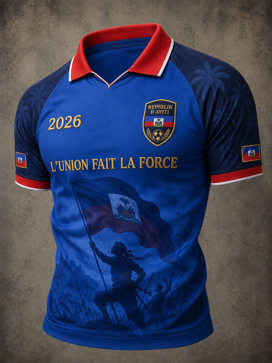 Men's 2026 Haiti Soccer Tops