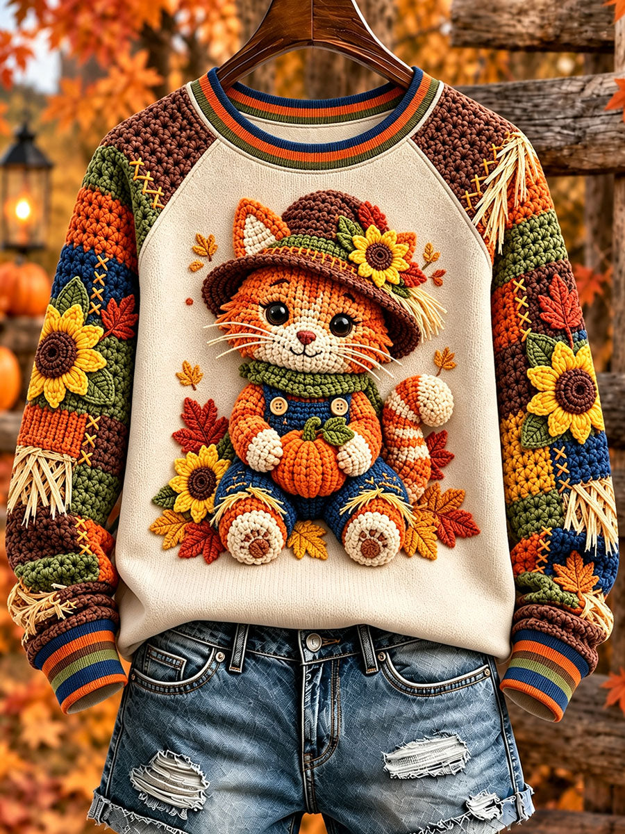 Women's Autumn Cat Sweatshirts