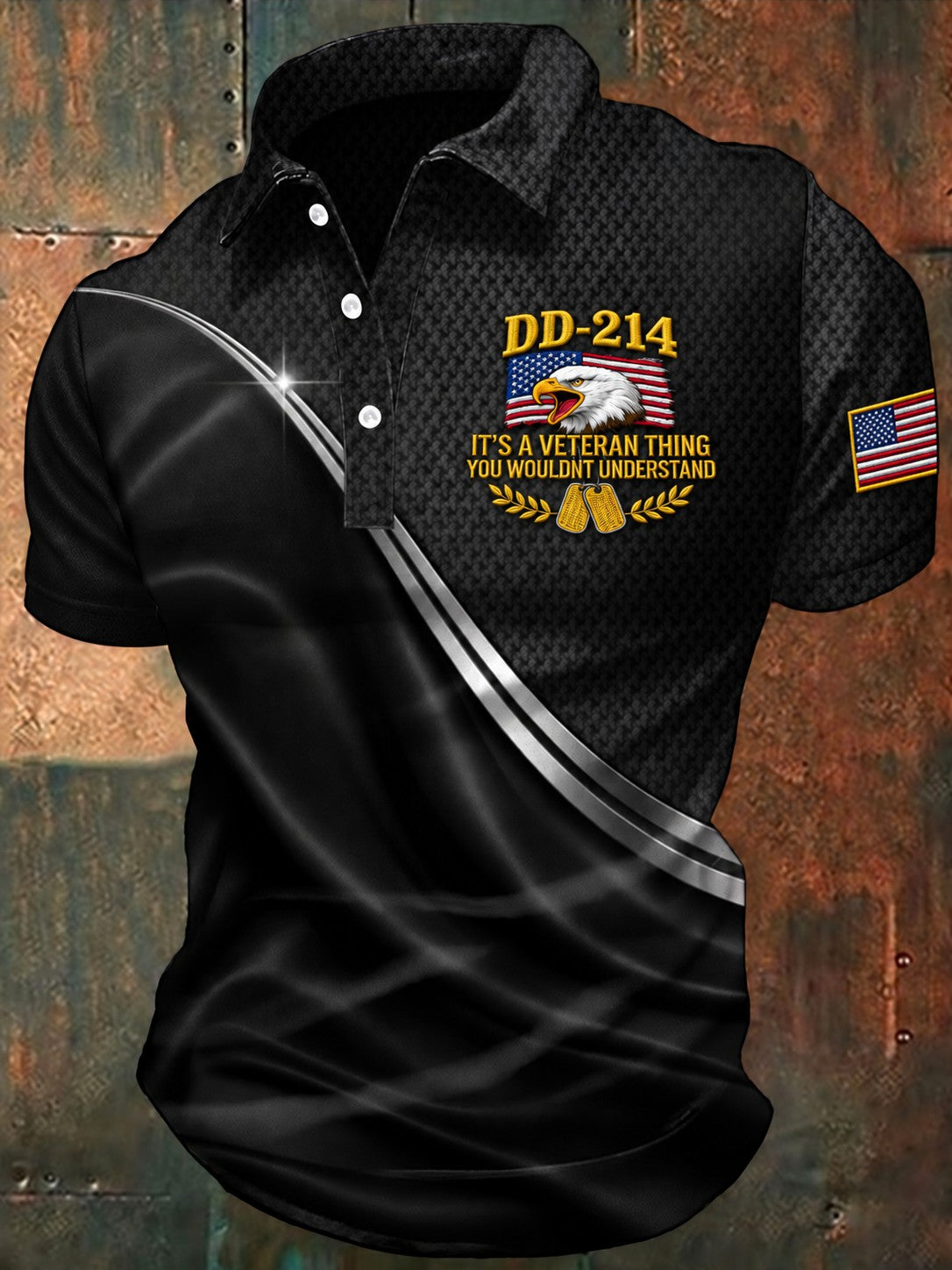 Men's DD-214 IT’S A VETERAN THING YOU WOULDN’T UNDERSTAND Lest We Forget Printed Shirt