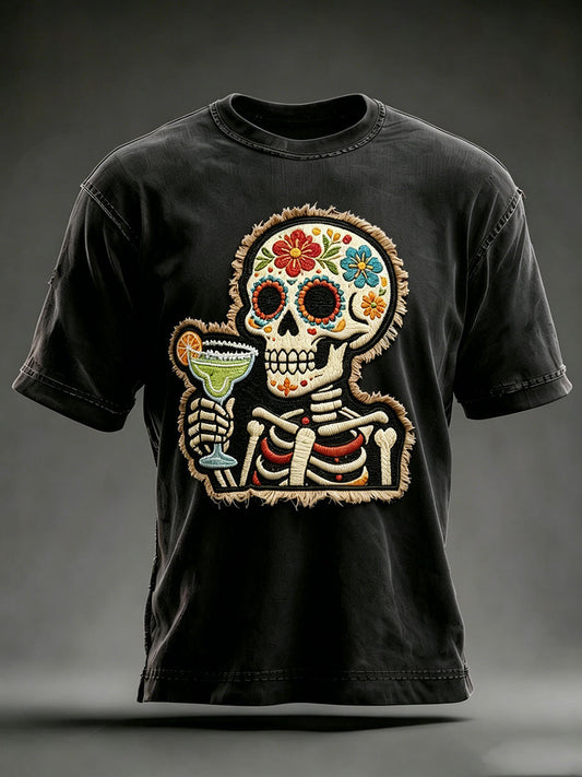 Men's Cinco de Mayo Printed Casual T-Shirt