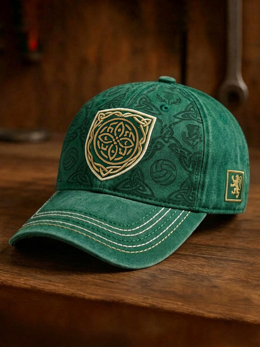 Retro Scottish Celtic FC Print Cap