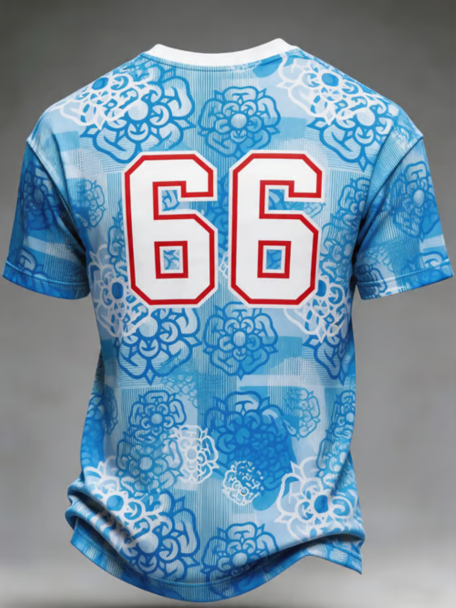 Men's UK Football Lover England Printed short sleeves t-shirt
