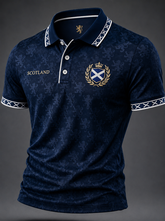 Men's Scotland Printed polo shirt