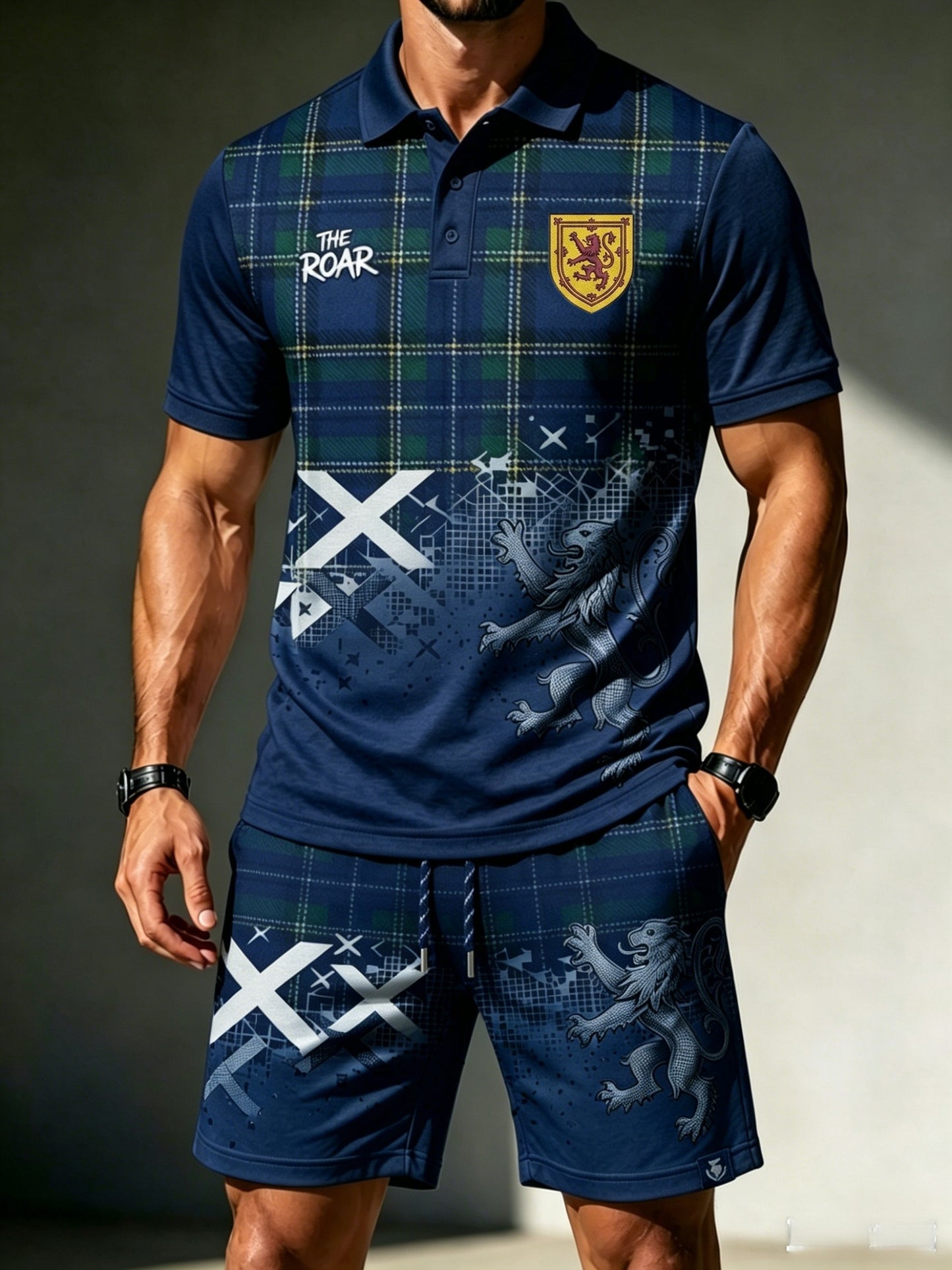 Men's UK Football Lover Scotland Printed Sets