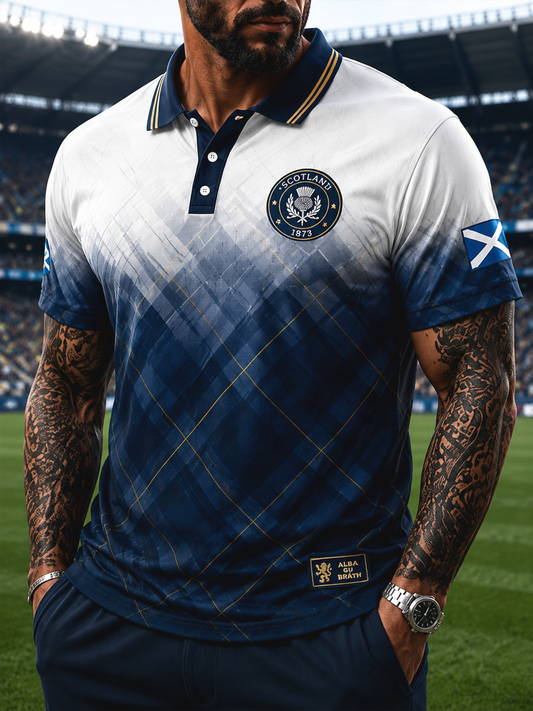 Men's Scotland Printed polo shirt