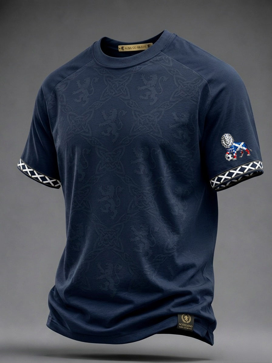 Men's UK Scotland Football Lover 2026 Printed T-shirt