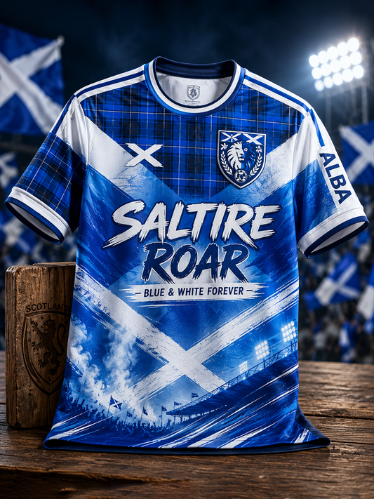Men's UK Football Lover Scotland Printed short sleeves t-shirt