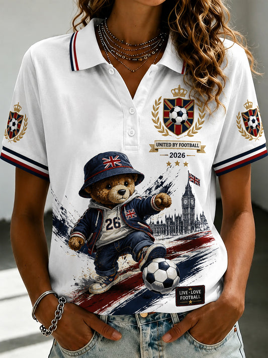Women's British Football Printed Shirt