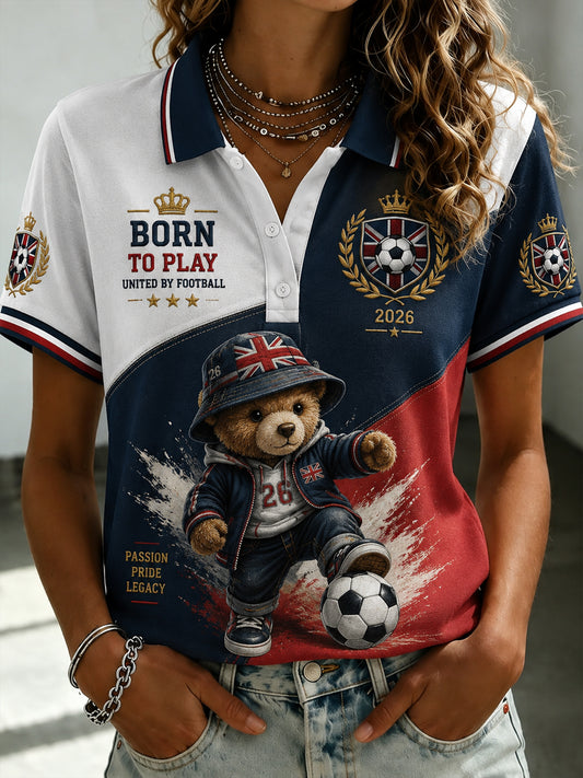 Women's British Football Printed Shirt
