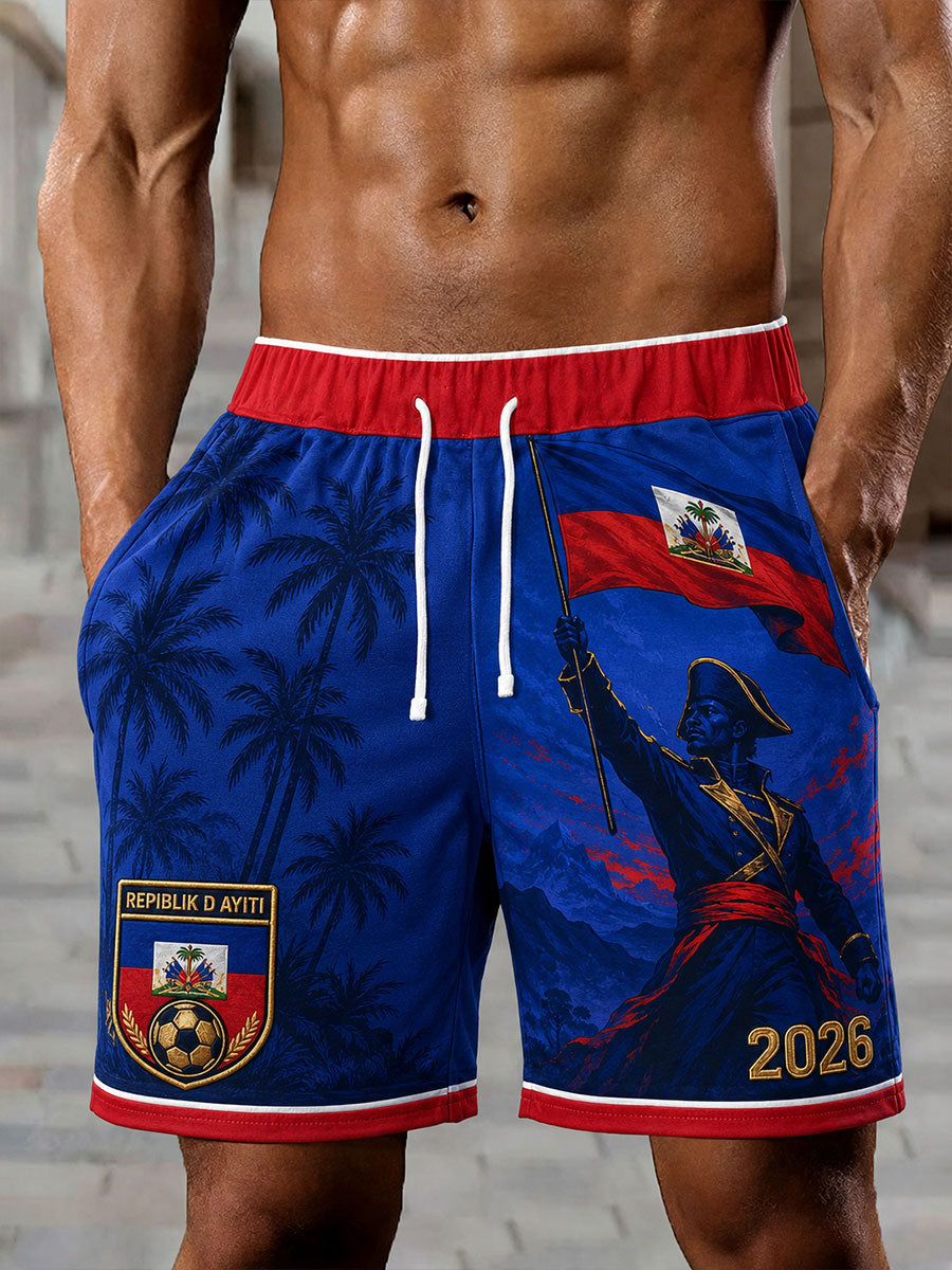 Men's 2026 Haiti Soccer Shorts