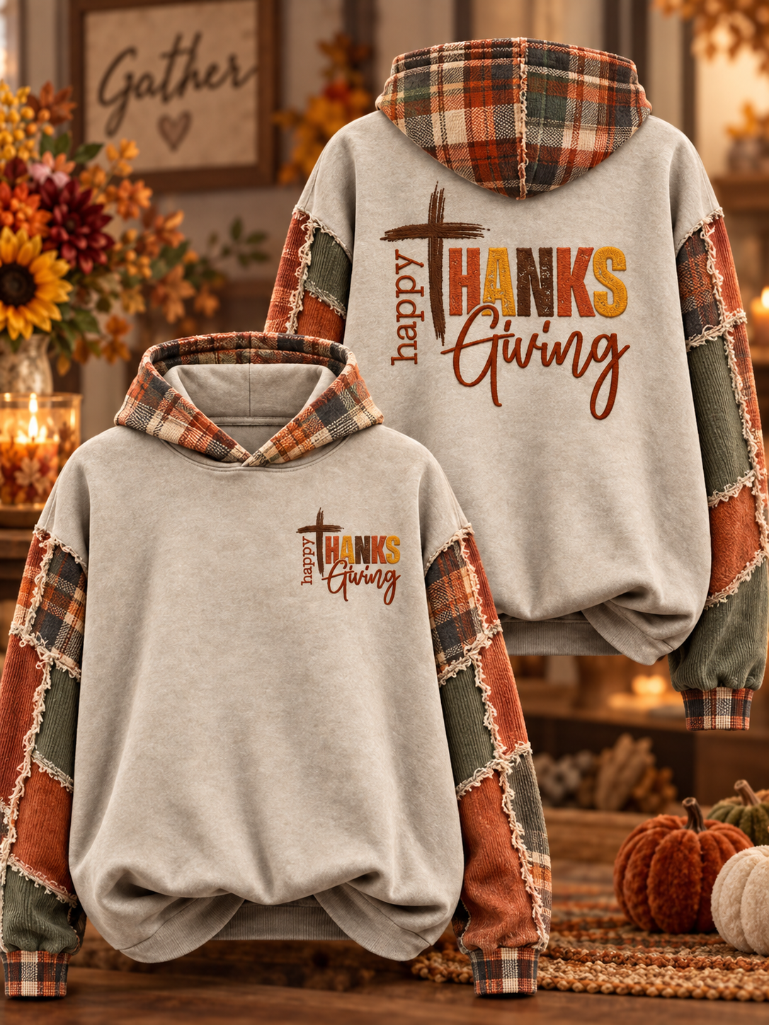 Women's Thanksgiving Faith  Regular Sweatshirt