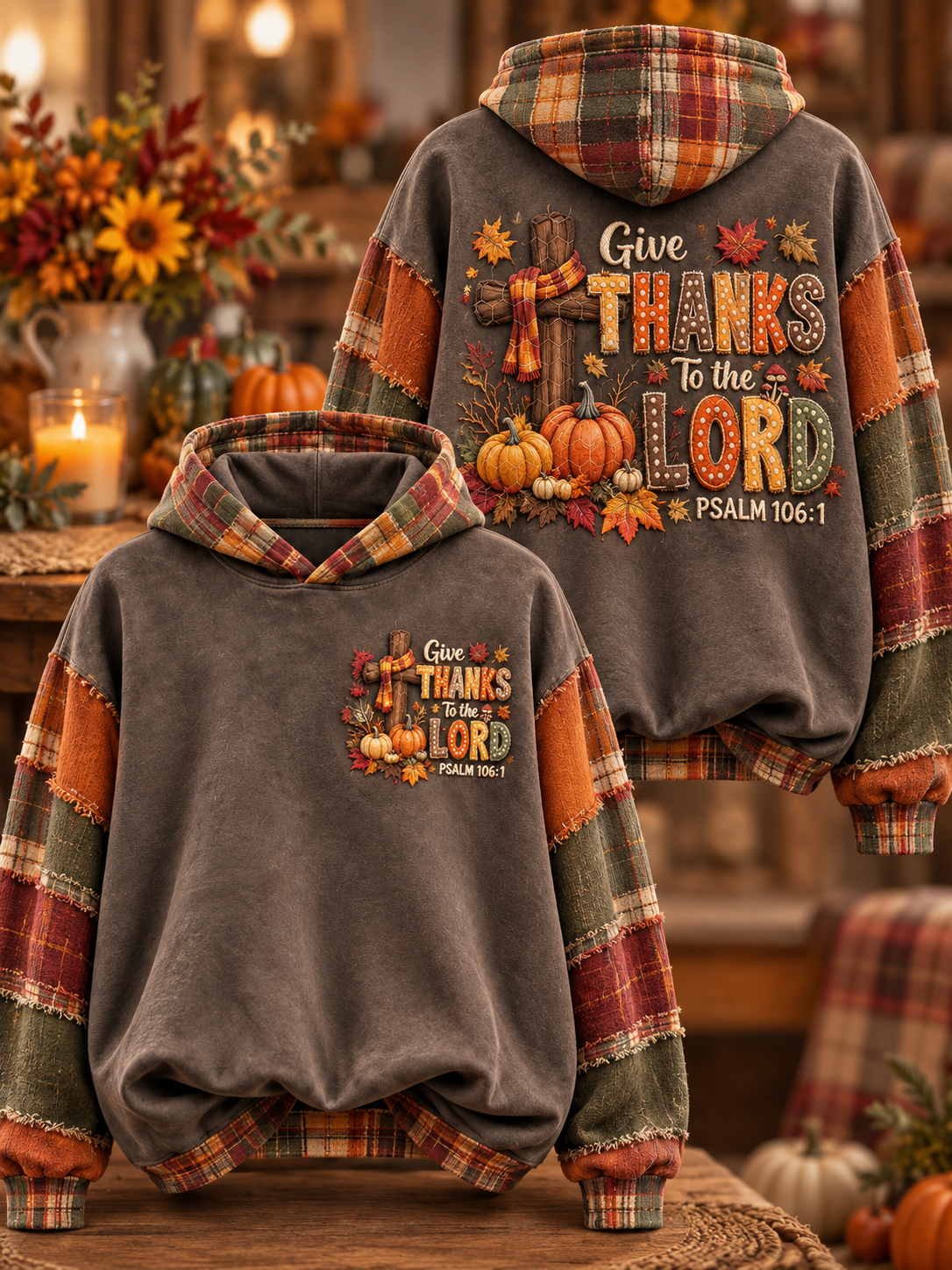 Women's Thanksgiving Faith  Regular Sweatshirt