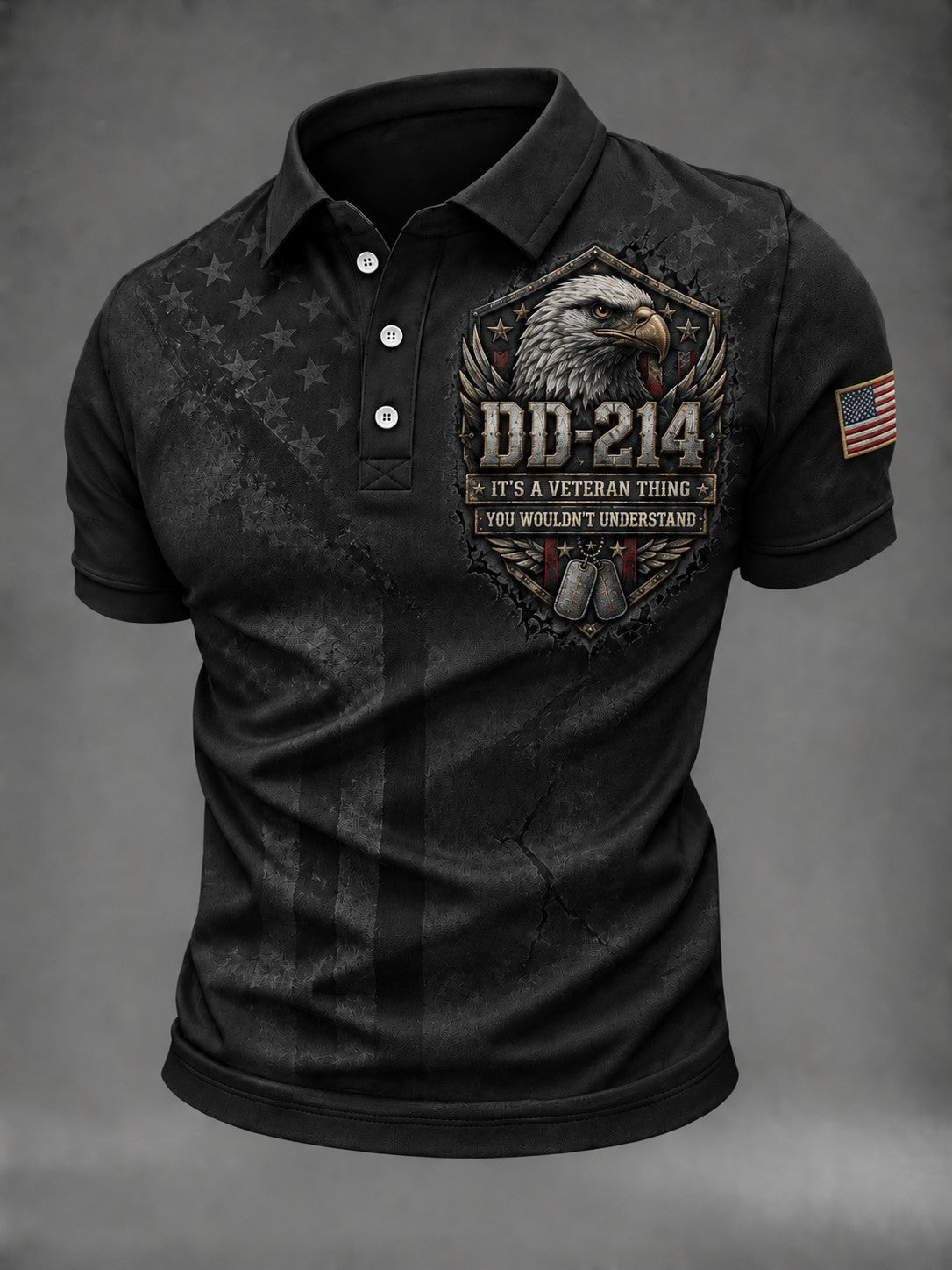 Men's DD-214 IT’S A VETERAN THING YOU WOULDN’T UNDERSTAND Lest We Forget Printed Shirt